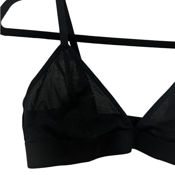 Old Navy Womens See Through Sheer Black Bra M Medium NWT - Picture 2 of 8